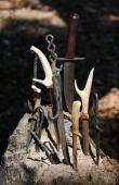 Hand Forged knives by Edd Scafidel