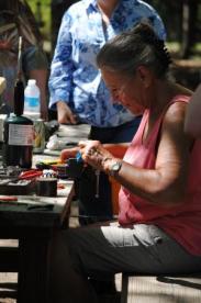 Copper leaf making with Patrick Branan