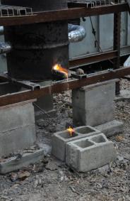 Iron starts to flow