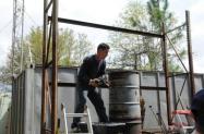 John Perilloux charging the cupola
