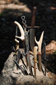 Hand Forged knives by Edd Scafidel