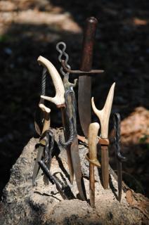 Hand Forged knives by Edd Scafidel