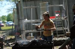 Deborah at the forge