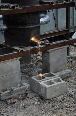 Iron starts to flow