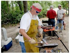 Forging a Knife Blade
