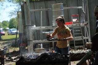 Deborah at the forge