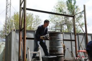 John Perilloux charging the cupola