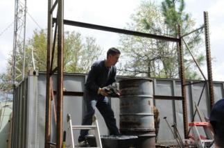 John Perilloux charging the cupola