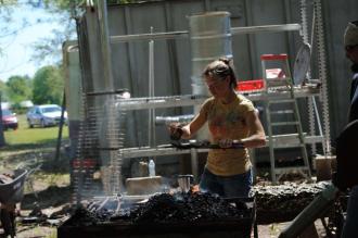 Deborah at the forge