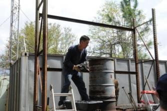 John Perilloux charging the cupola