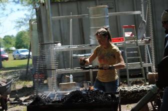 Deborah at the forge