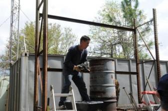 John Perilloux charging the cupola