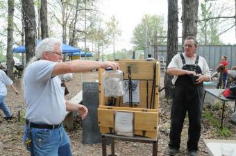 hand made tool box and black smith tools given away 2011
