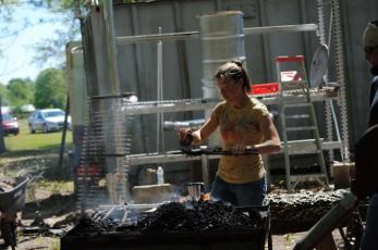 Deborah at the forge