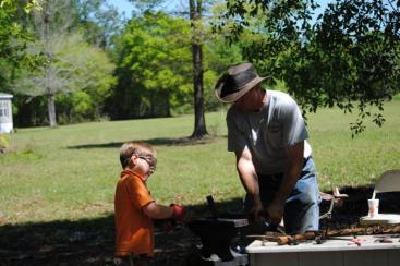 Teaching of Blacksmithing by Chuck Averett