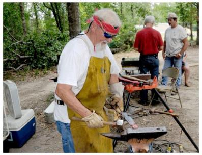 Forging a Knife Blade