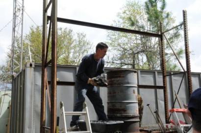 John Perilloux charging the cupola