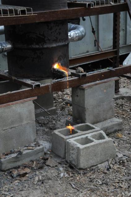 Iron starts to flow