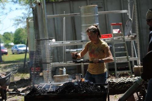 Deborah at the forge