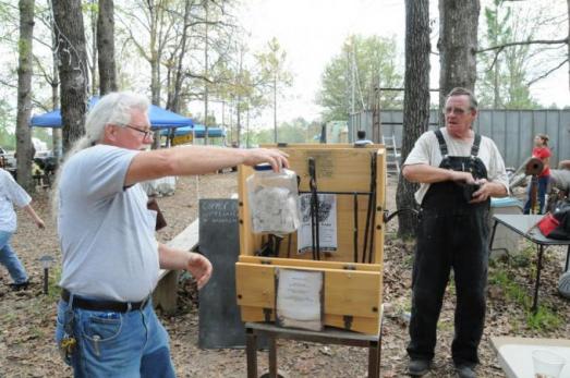 hand made tool box and black smith tools given away 2011
