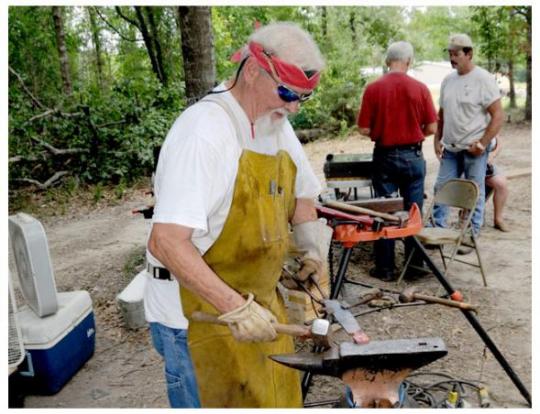 Forging a Knife Blade