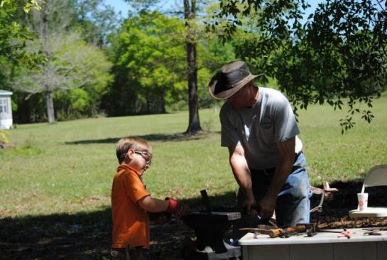 Teaching of Blacksmithing by Chuck Averett