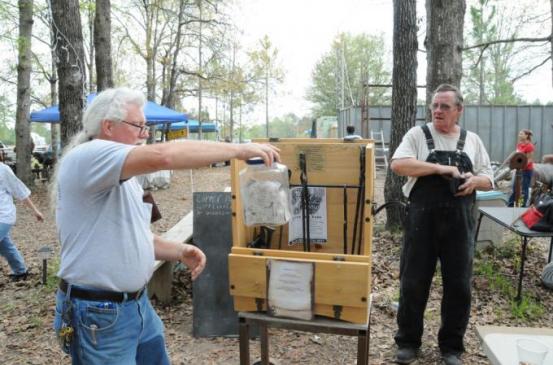 hand made tool box and black smith tools given away 2011