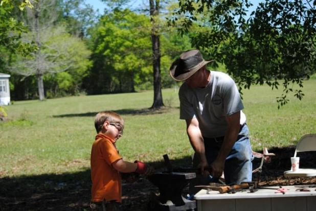 Teaching of Blacksmithing by Chuck Averett