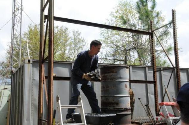 John Perilloux charging the cupola