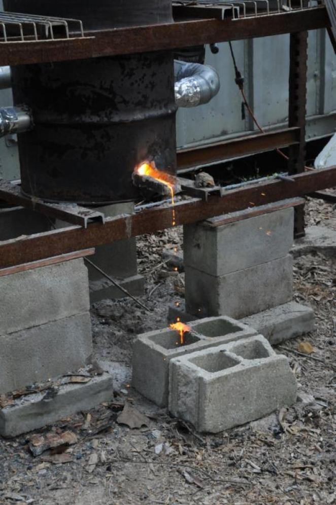 Iron starts to flow