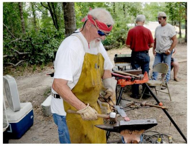 Forging a Knife Blade