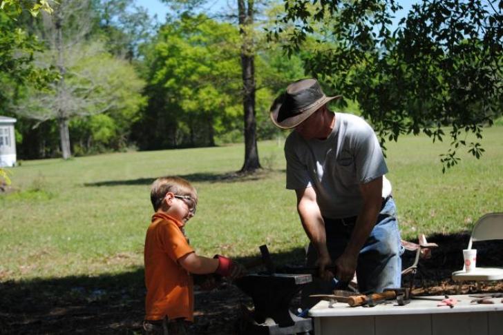 Teaching of Blacksmithing by Chuck Averett